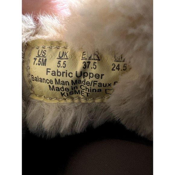 BZees Kismet Faux Fur Slip On Comfort Mules Shoes Women US Size 7.5M - Picture 11 of 13